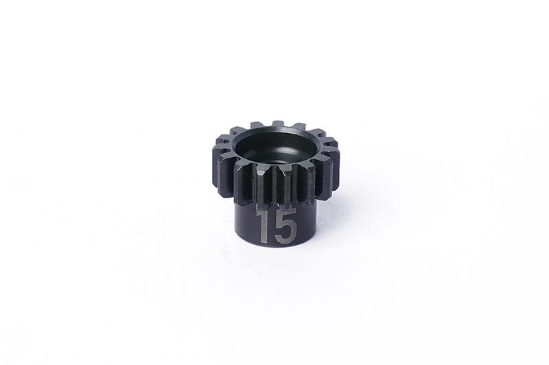 Pinion Gear Mod 1 Steel - Black 5mm shaft (14T)