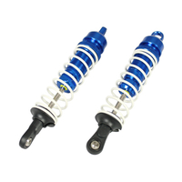 GV 34B980A02 FRONT BLUE SHOCK SET W/WHITE SPRINGS ¡A L=112.5MM