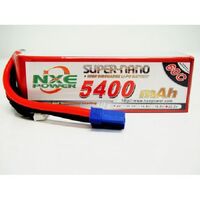 NXE 22.2v 5400mah 60c S/case Lipo w/EC5