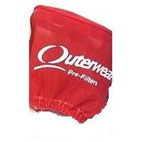 Outerwears Air Filter Pre-Filter Cover Red (1) HPI Baja