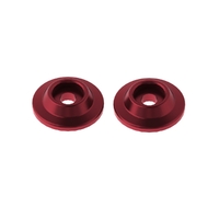 Arrma CNC Aluminium Wing Buttons (Red) (2pcs)
