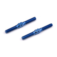 ####FT Blue Titanium Turnbuckles, M3x29 mm/1.13 in