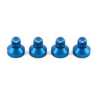###FT Shock Caps, Blue Aluminum