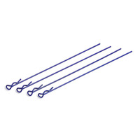 Associated Body Clips, Metallic Blue, Long