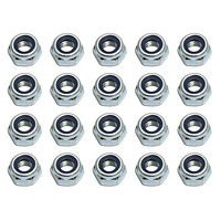 Locknut, M5 flanged