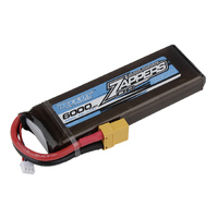 Zappers DR 6000mAh 130C 7.6V Stick (soft) w/XT90
