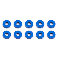 Bulkhead Washers, 7.8x2.0 mm, blue aluminum