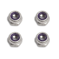 2-56 Aluminium Locknuts TC3/TC6