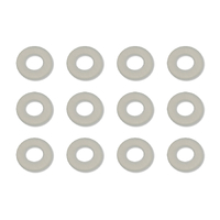 Washers, 6x3x1 mm, nylon