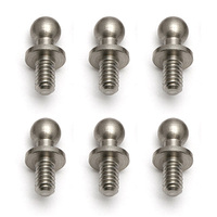 Associated Ballstud, Short, .200", Silver