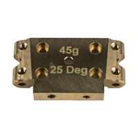 ####DR10 FT Brass Front Bulkhead, 25 deg