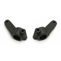RC10 Inline Steering Blocks & Rear Hub Carriers 0 Deg, Black