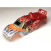 Associated Body, T4 Painted, Flames, Red
