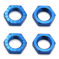 FT Wheel Nuts, 17 mm, blue aluminum, 2pce.