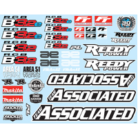 #### RC8B3.2 Decal Sheet