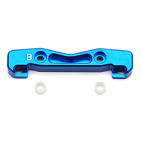 ###RC8B FT Low B Plate, blue aluminum