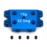 ####FT Aluminum Bulkhead, 25 deg, blue