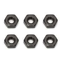 Nuts, M3, black steel