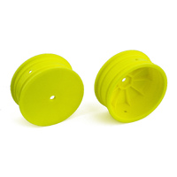 4WD Front Wheels, 2.2 in, 12 mm Hex, yellow