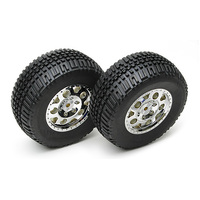 SC10 Rear Tyre/Wheel Chrome