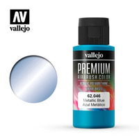 AV62046 | Vallejo Premium Colour Metallic Blue 60ml Acrylic Airbrush paint