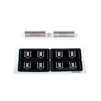 Axial Icon Clear Anodized Aluminum Shock Reservoir (2pcs)
