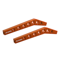 Axial Machined Hi-Clearance Links - Orange (2pcs)