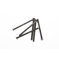 Axial M3x45mm Hex Socket Flat Head (Black) (6pcs)