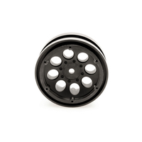 Axial 1.9 8 Hole Beadlocks - Black (2pcs)