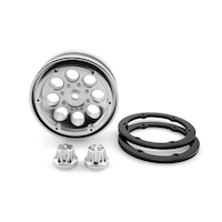 Axial 1.9 8 Hole Beadlocks - Satin Chrome (2pcs)