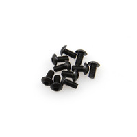 Axial M3x6mm Hex Socket Button Head (Black) (10pcs)