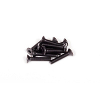 Axial M3x16mm Hex Socket Flat Head (Black) (10pcs)