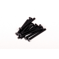 Axial M3x30mm Hex Socket Flat Head (Black) (10pcs)