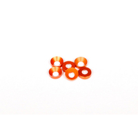 Axial Cone Washer 3x6.9x2mm - Orange (6pcs)