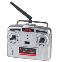 ARES AZSA1838M1 HITEC RED 4-CH TRANSMITTER W/100MA CHARGER (MODE 1): FOKKER