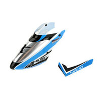 Blade Complete Blue Canopy w/Vertical Fin: nCP X