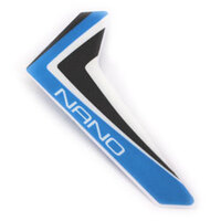 Blade Blue Vertical Fin w/decal: nCP X