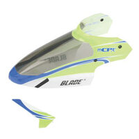 Eflite Complete Green Canopy with/Vertical Fin: mCP X
