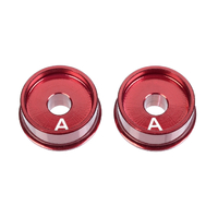 Team Corally - Alum. Lower Arm Cap SSX-12 - A - 3.0mm - 2 Pcs