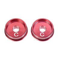 Team Corally - Alum. Lower Arm Cap SSX-12 - C - 2.0mm - 2 Pcs