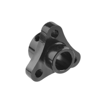 Team Corally - Spur Gear Holder - Solid Axle - Aluminium - Black - 1 Pc