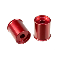 Team Corally - Alum. Lower Arm Cap SSX-10 - D - -3mm - 2 Pcs