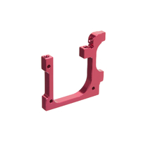 Team Corally - Alum. Rear Bulkhead Motor FSX-10 - SSX-10 - Left - 7075 T6 - 1 Pc