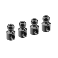 Team Corally - Ball End 4.8mm - for Anti Roll Bar - Alu. - 4 Pcs