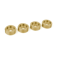 Team Corally - Pivot Ball Adjusting Nut - Aluminum - LE - 4 Pcs