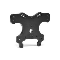 Team Corally - Shock Tower - SC - Front - Aluminum - 5mm - Black - 1 Pc