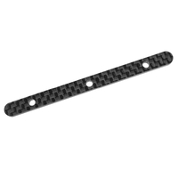 Team Corally - Chassis Brace Stiffener - Rear - fits part C-00180-016 - Graphite 2.5mm - 2 pcs