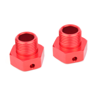 Team Corally - Wheel Hex Adapter - Wide RTR - Aluminum - 2 pcs