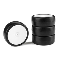 Team Corally - Attack RXC V2 rubber tires - 1/10 EP touring - 32 shore - Carpet - 4 pcs