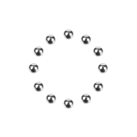 Team Corally - Precision Diff. Balls 1/8 - Chrome - 12 pcs